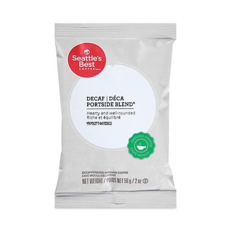 Seattles Best Premeasured Coffee Packs, Decaf Portside Blend, 2.6 oz Packet, PK72, 72PK 12420867